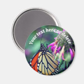Monarch Butterfly Nature Personalized Magnet (Vorderseite/Rückseite)