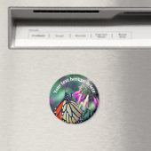 Monarch Butterfly Nature Personalized Magnet (In Situ (Geschirrspüler))