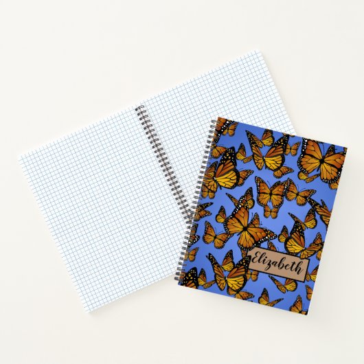Monarch Butterfly Nature Spiral Notebook Notizblock (Innenseite)