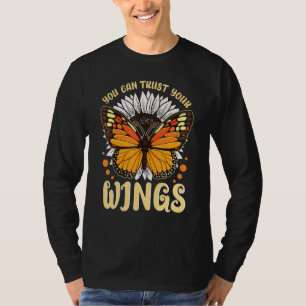 Monarch Butterfly Naturliebhaber zitieren Frauen T-Shirt