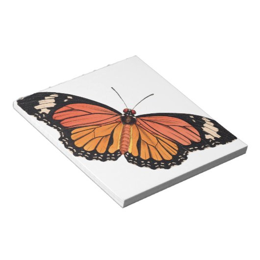Monarch Butterfly Notepad Notizblock (angewinkelt)