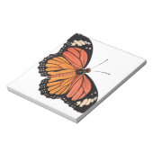 Monarch Butterfly Notepad Notizblock (Rotiert)