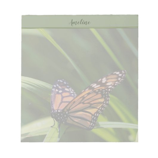 Monarch Butterfly Notizblock (Vorderseite)