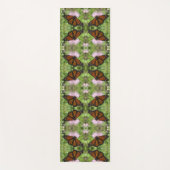 Monarch Butterfly on Pink Thistle - Bild auf 2 Sei Yogamatte (Vorderseite)