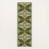 Monarch Butterfly on Pink Thistle - Bild auf 2 Sei Yogamatte (Rückseite)