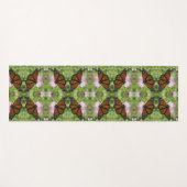 Monarch Butterfly on Pink Thistle - Bild auf 2 Sei Yogamatte (Vorderseite (Horizontal))