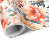 Monarch Butterfly Orange Geschenkpapier (Rolleneckpunkt)