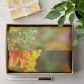 Monarch Butterfly Orange Marigold Foto Seidenpapier (Geschenk)