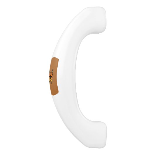 Monarch Butterfly Original Keramik Schrankknauf (Seitenansicht)