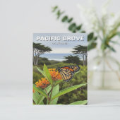 Monarch Butterfly Pacific Grove California Postkarte (Stehend Vorderseite)