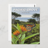 Monarch Butterfly Pacific Grove California Postkarte (Vorne/Hinten)