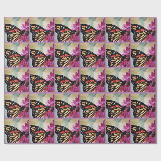 Monarch Butterfly-Packpapier Geschenkpapier (Flach)
