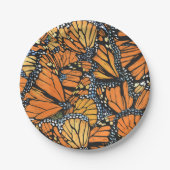 Monarch Butterfly Paper-Teller Pappteller (Vorderseite)