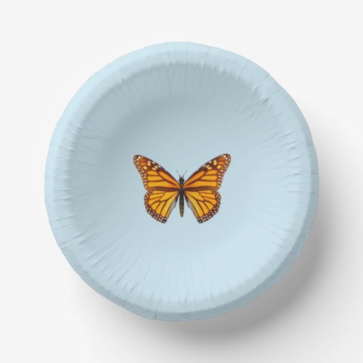 Monarch Butterfly Pappteller (Vorderseite)