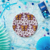 Monarch Butterfly Pappteller (Party)