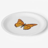 Monarch Butterfly Pappteller (Schrägansicht)
