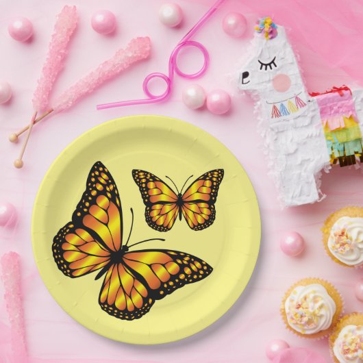 MONARCH BUTTERFLY PAPPTELLER (Party)