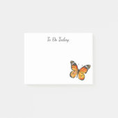 Monarch Butterfly Personalisiert Post it Notes Post-it Klebezettel (Vorderseite)