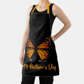 Monarch Butterfly Personalized Black Apron Schürze (InSitu)