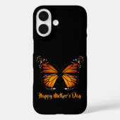 Monarch Butterfly Personalized iPhone16 Case (Rückseite)
