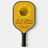 Monarch Butterfly Pickleball Schläger (Rückseite)