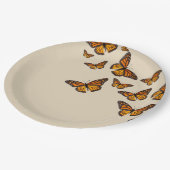 Monarch Butterfly Picnic Party Paper Plates Pappteller (Schrägansicht)