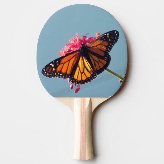 Monarch Butterfly - Ping Pong Paddle Tischtennis Schläger (Rückseite)