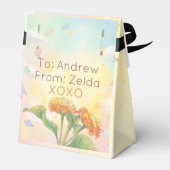 Monarch Butterfly Pollinator Classroom Valentine  Geschenkschachtel (Rückseite)