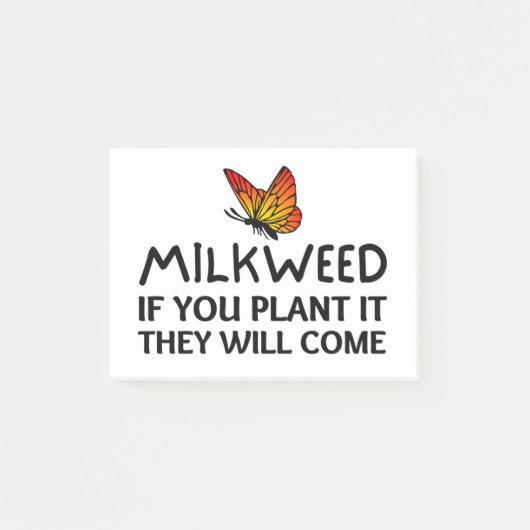 Monarch Butterfly Post-it Klebezettel (Vorderseite)