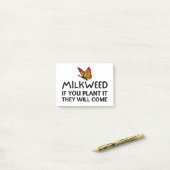 Monarch Butterfly Post-it Klebezettel (Auf Schreibtisch)
