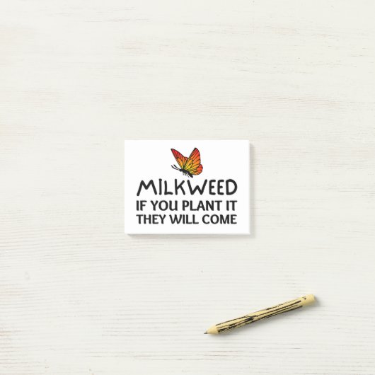 Monarch Butterfly Post-it Klebezettel (Auf Schreibtisch)