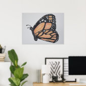 Monarch Butterfly Poster (Heimbüro)