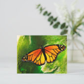 Monarch Butterfly Postkarte (Stehend Vorderseite)