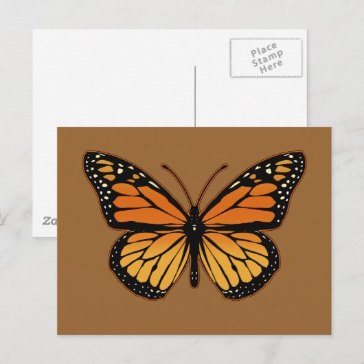 Monarch Butterfly Postkarte (Vorne/Hinten)