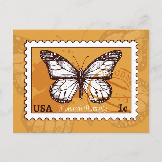 Monarch Butterfly Postkarte (Vorderseite)