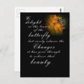 Monarch Butterfly Postkarte (Vorne/Hinten)