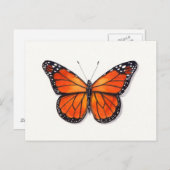 Monarch Butterfly Postkarte (Vorne/Hinten)