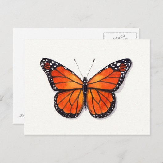 Monarch Butterfly Postkarte (Vorne/Hinten)