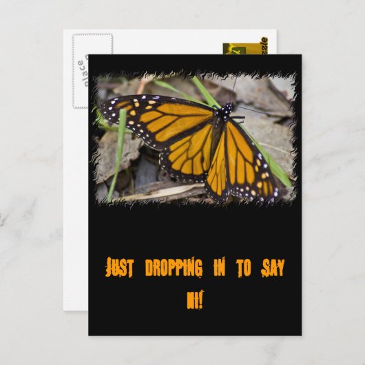 Monarch Butterfly Postkarte (Vorne/Hinten)