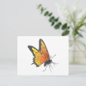Monarch Butterfly Postkarte (Stehend Vorderseite)