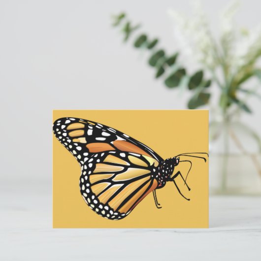 Monarch Butterfly Postkarte (Stehend Vorderseite)