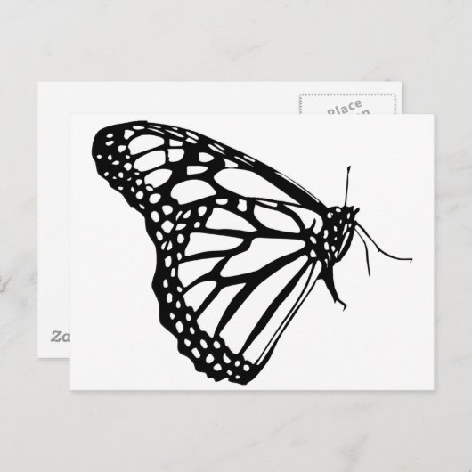 Monarch Butterfly Postkarte (Vorne/Hinten)