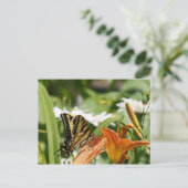 Monarch Butterfly Postkarte (Stehend Vorderseite)