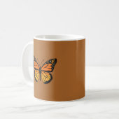 Monarch Butterfly Print Kaffeetasse (Vorderseite Links)