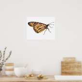 Monarch Butterfly Print Poster (Küche)