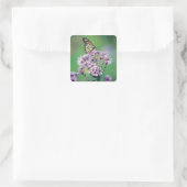 Monarch Butterfly Quadratischer Aufkleber (Tasche)