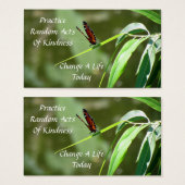 Monarch Butterfly Random Acts of Kindness Card (Vorne & Hinten)