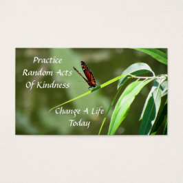 Monarch Butterfly Random Acts of Kindness Card