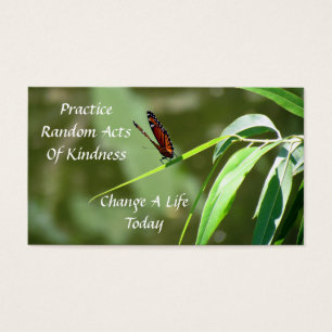 Monarch Butterfly Random Acts of Kindness Card