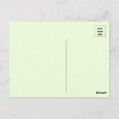 Monarch Butterfly & Raupe Zitat Postkarte (Rückseite)